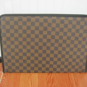 Cặp da đựng đồng hồ da màu kẻ